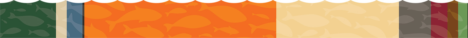 显示放养鱼类相对比例的图表