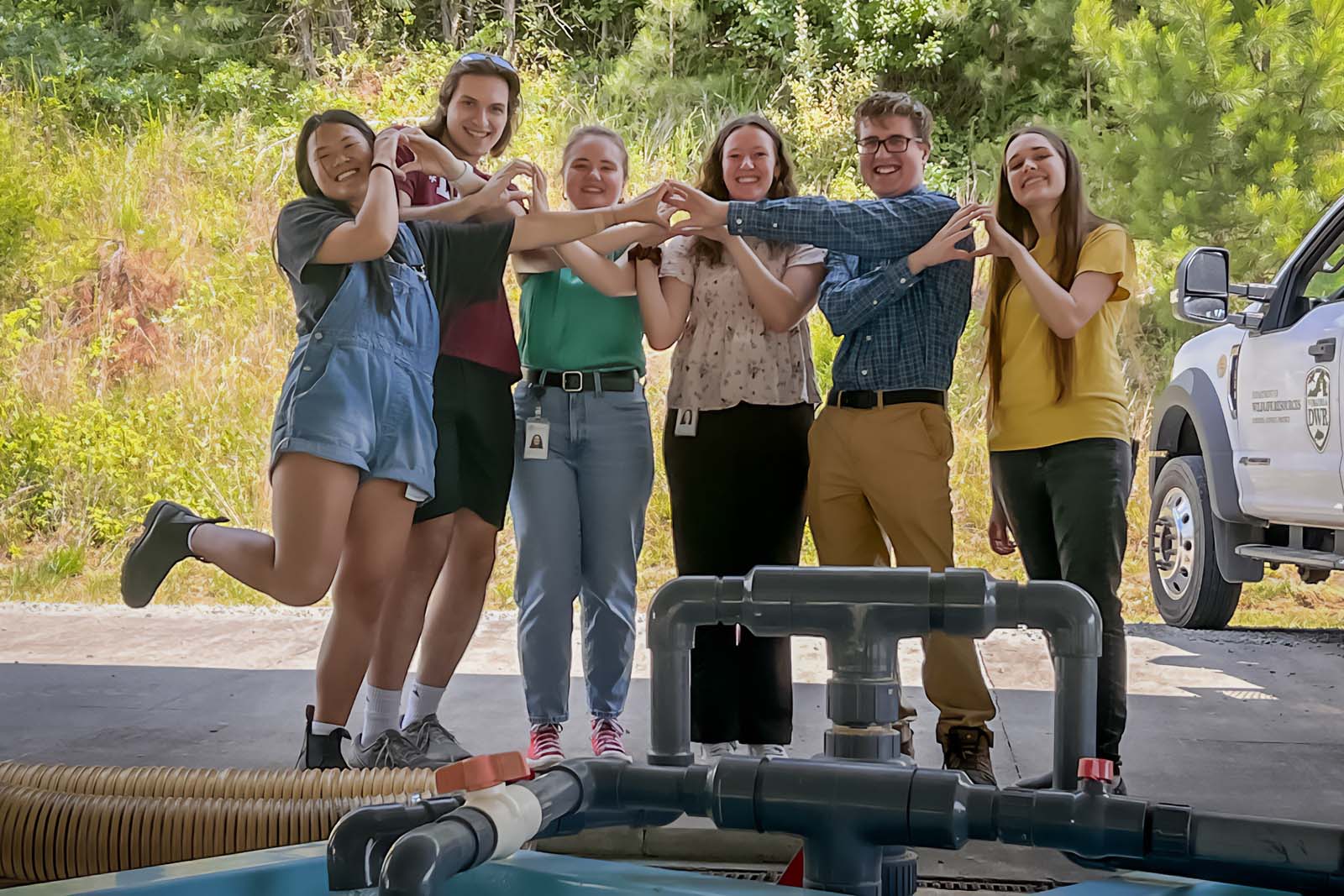 DWR 暑期实习生合影2023