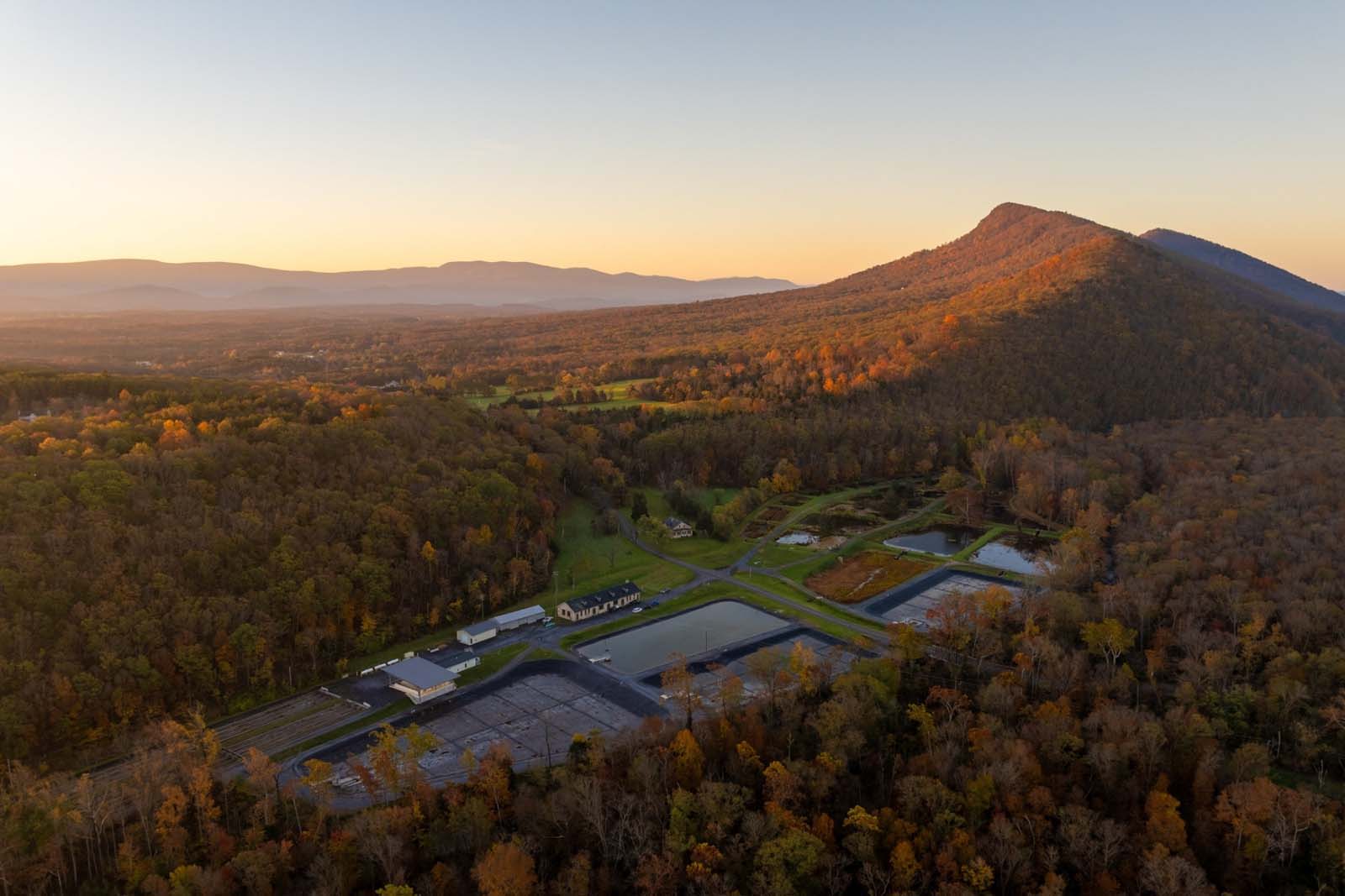 前皇家鱼类文化站鸟瞰图