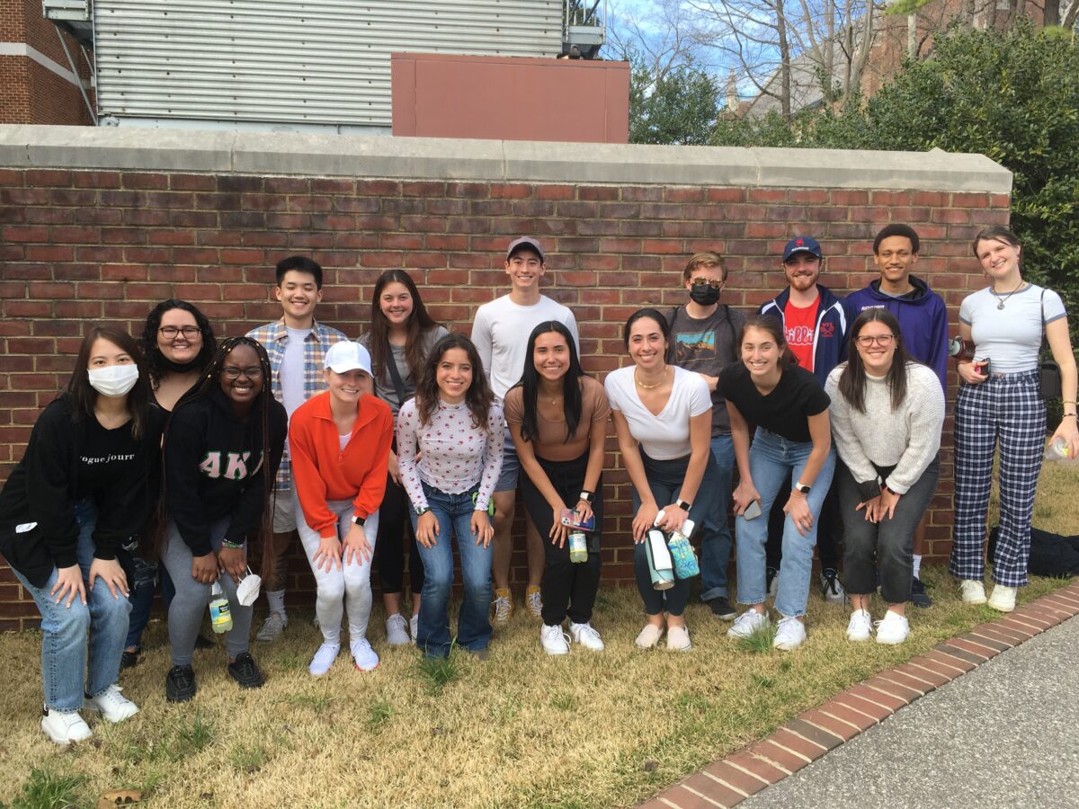 里士满大学野生生物学家合影