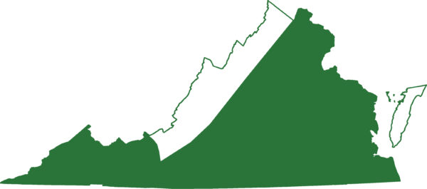 泥螈几乎遍布弗吉尼亚州所有地区，除了堰洲岛和阿巴拉契亚山脉的大部分地区