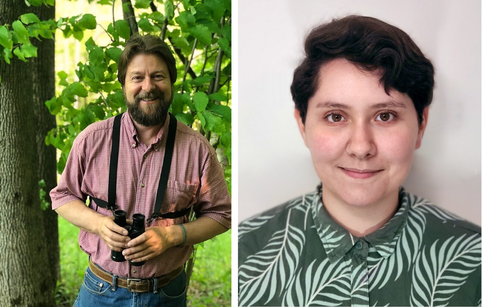 两张作者物种描述的照片