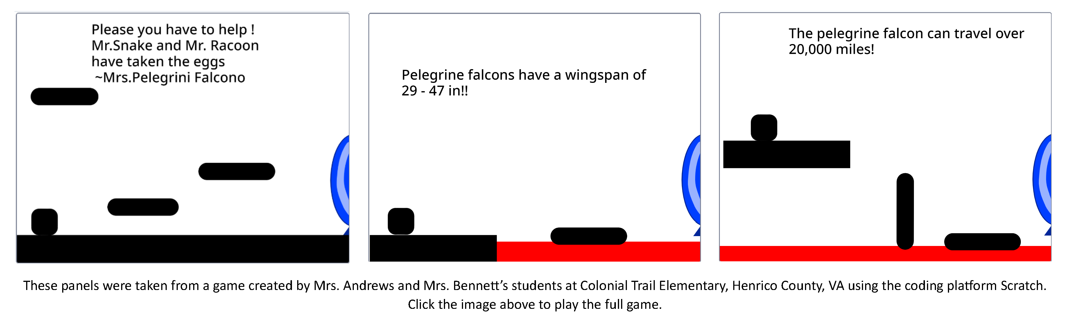 安德鲁斯夫人和贝内特夫人的学生制作的游戏中取材的面板