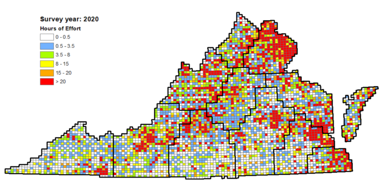 VABBA 2在2020的累计工作地图