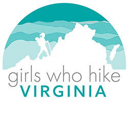Virginia徒步旅行的女孩