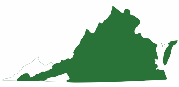 东部彩龟遍布弗吉尼亚州大部分地区